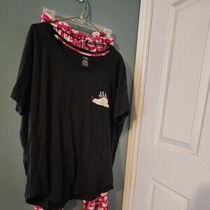 Women's pajamas, polar bears, pink and purple, George, size 3x